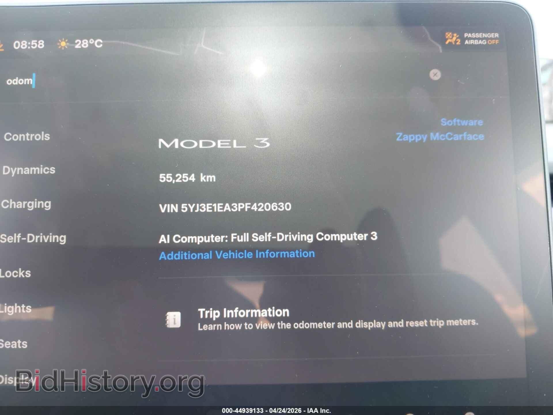 2023 TESLA MODEL 3 - VIN: 5YJ3E1EA3PF420630 - Photo 7