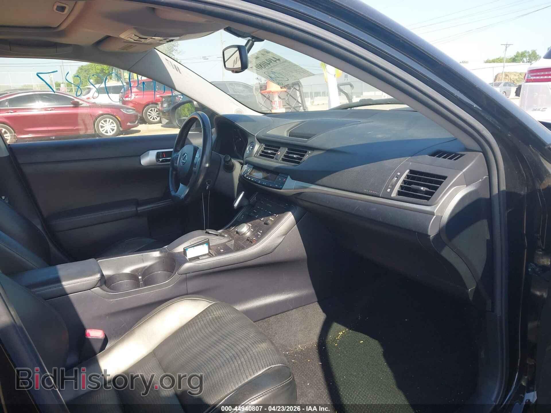 2012 LEXUS CT 200H - VIN: JTHKD5BH3C2112053 - Фото 5