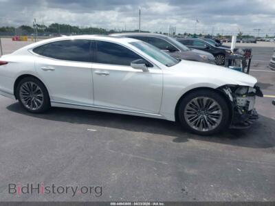 2020 Lexus LS 500, white — VIN JTHD51FF9L5012559, IAAI