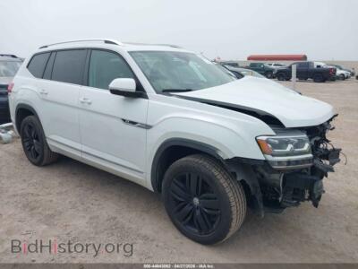 2019 Volkswagen ATLAS 3.6L V6 SEL R-Line, белый — VIN 1V2SR2CA4KC597328, IAAI