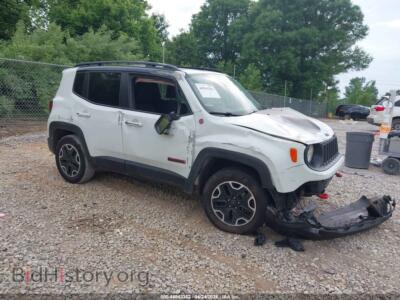 2017 Jeep RENEGADE Trailhawk 4X4, white — VIN ZACCJBCBXHPE41708, IAAI