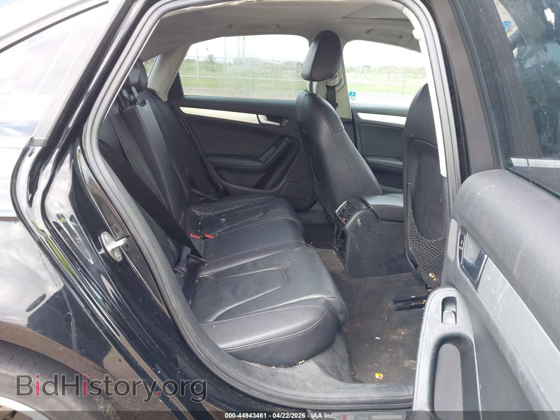 2012 AUDI A4 - VIN: WAUFFAFL0CN010452 - Фото 8