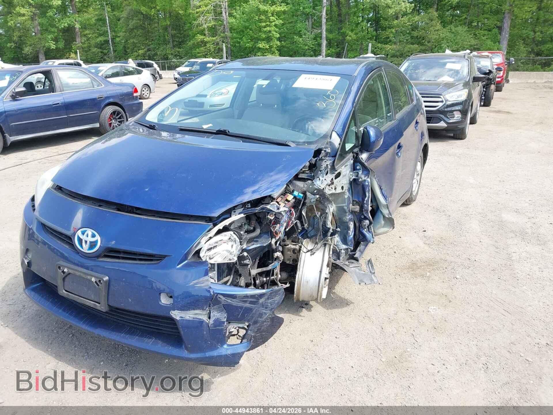 2011 TOYOTA PRIUS - VIN: JTDKN3DU3B5312456 - Фото 2