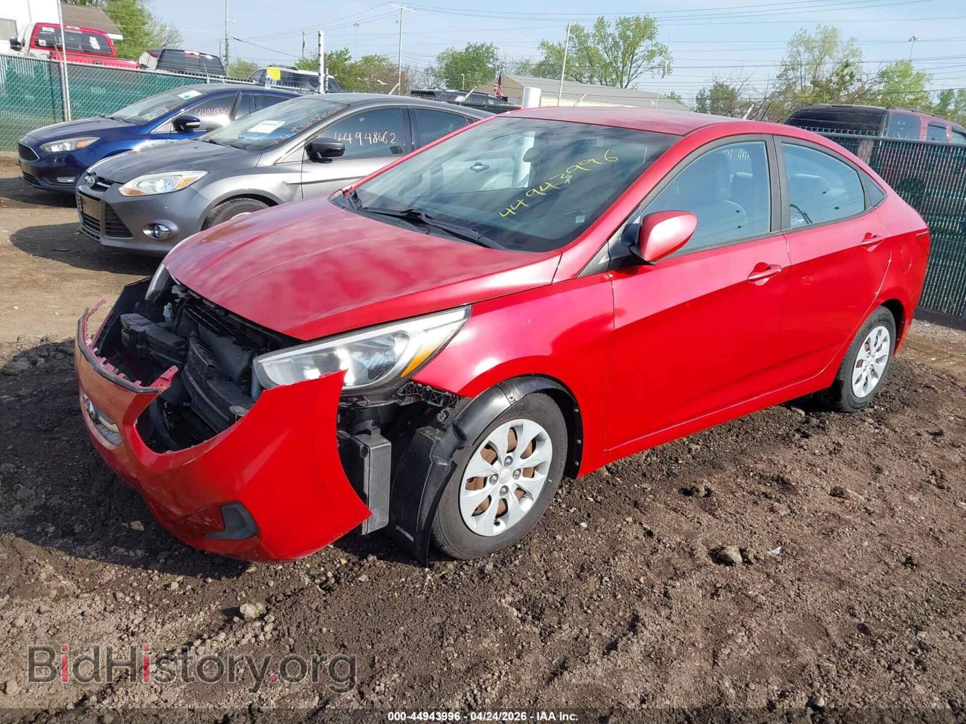 2016 HYUNDAI ACCENT - VIN: KMHCT4AE3GU120735 - Фото 2