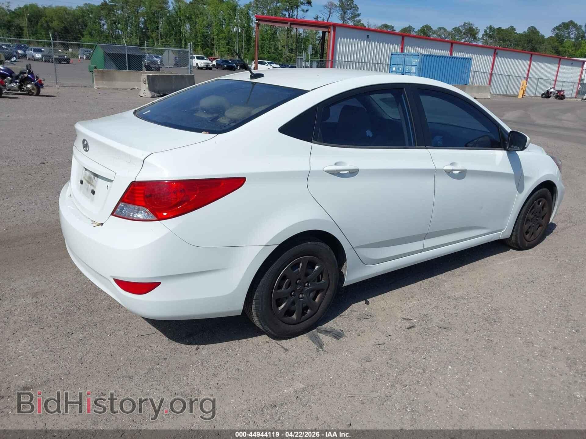 2012 HYUNDAI ACCENT - VIN: KMHCT4AEXCU221099 - Фото 4