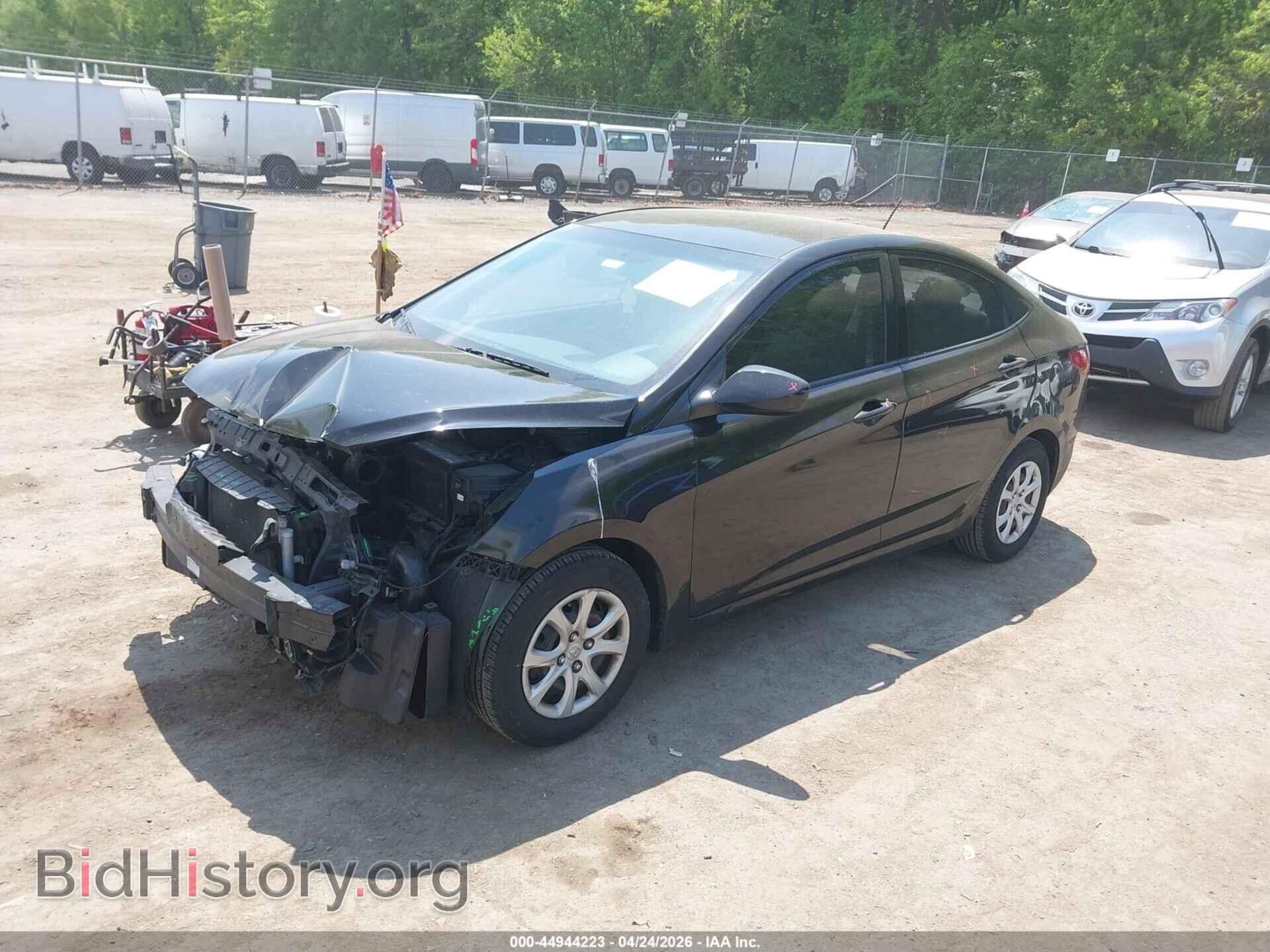 2014 HYUNDAI ACCENT - VIN: KMHCT4AE9EU757335 - Фото 2