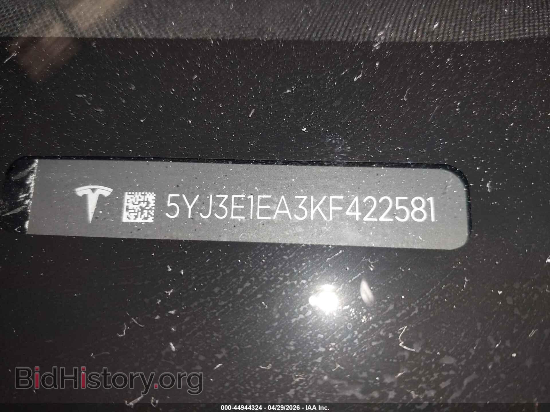 2019 TESLA MODEL 3 - VIN: 5YJ3E1EA3KF422581 - Фото 9