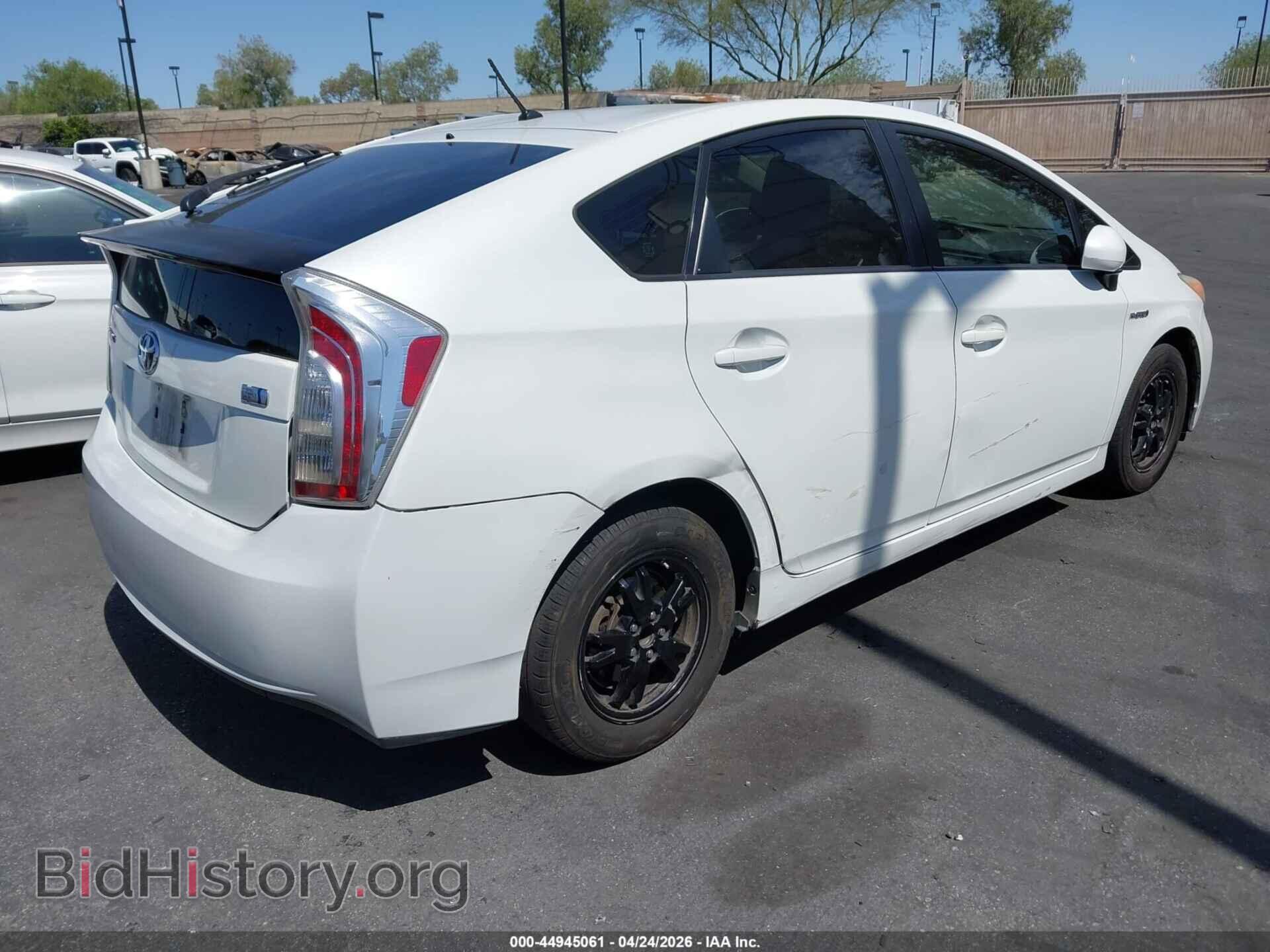 2012 TOYOTA PRIUS - VIN: JTDKN3DU8C1597499 - Фото 4
