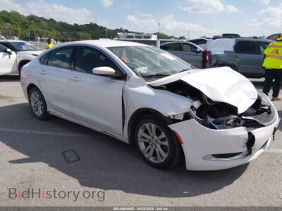 2015 Chrysler 200 Limited, white — VIN 1C3CCCAB8FN556062, IAAI