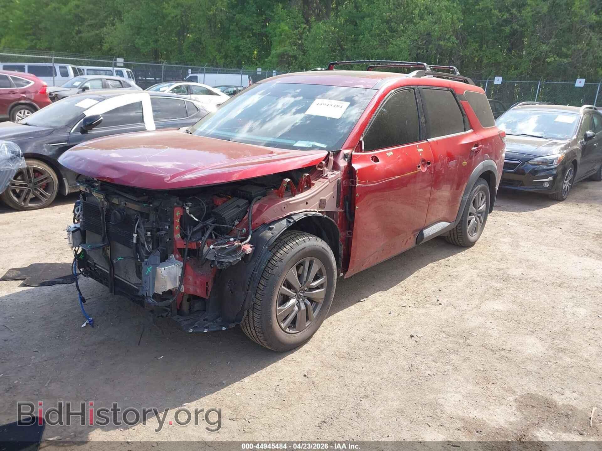 2022 NISSAN PATHFINDER - VIN: 5N1DR3BB2NC217106 - Фото 2