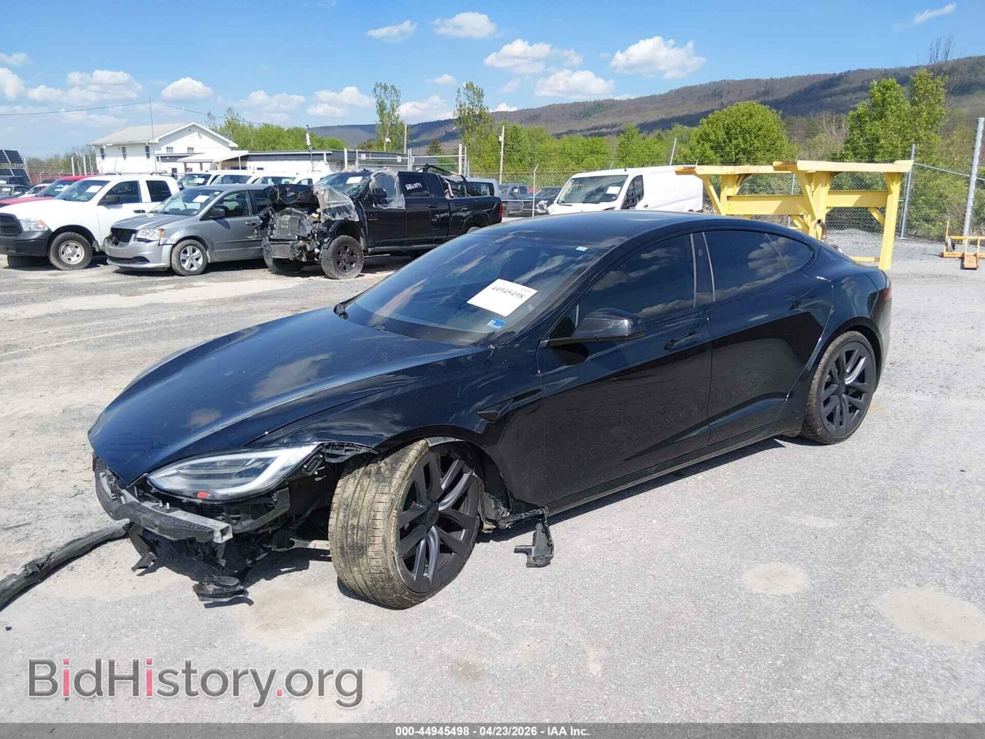 2021 TESLA MODEL S - VIN: 5YJSA1E5XMF448768 - Фото 2