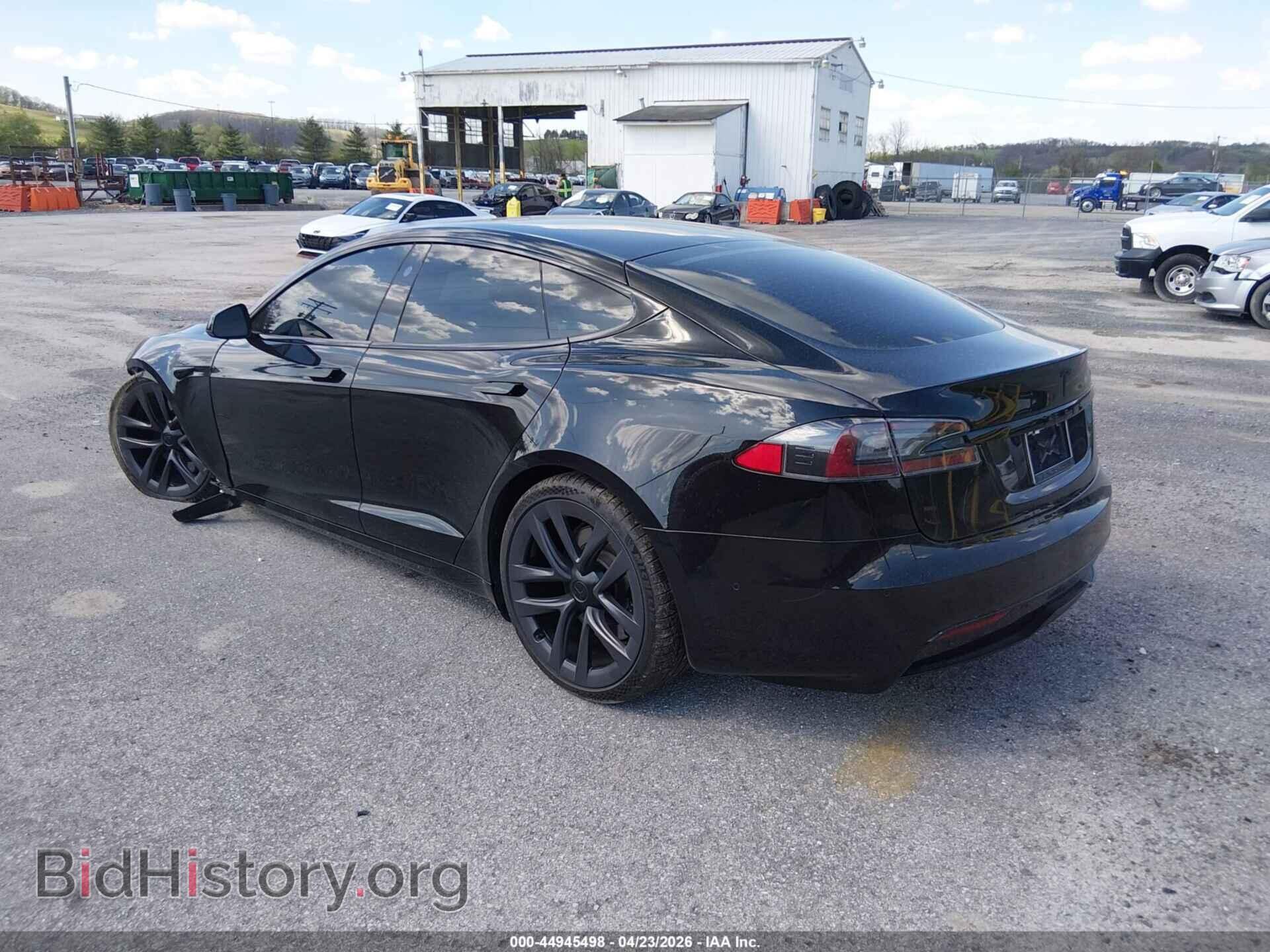 2021 TESLA MODEL S - VIN: 5YJSA1E5XMF448768 - Фото 3
