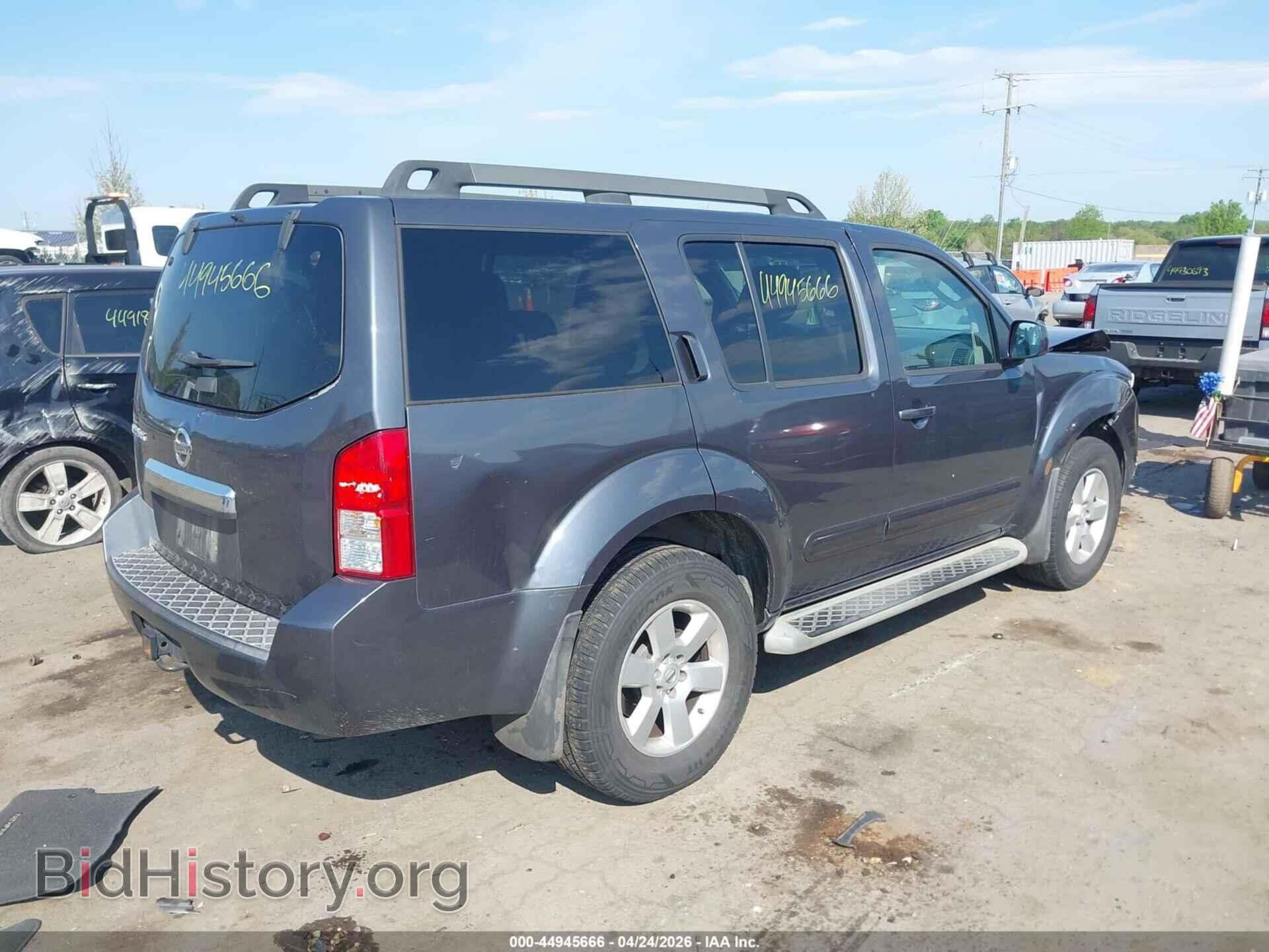 2012 NISSAN PATHFINDER - VIN: 5N1AR1NB8CC622287 - Фото 4