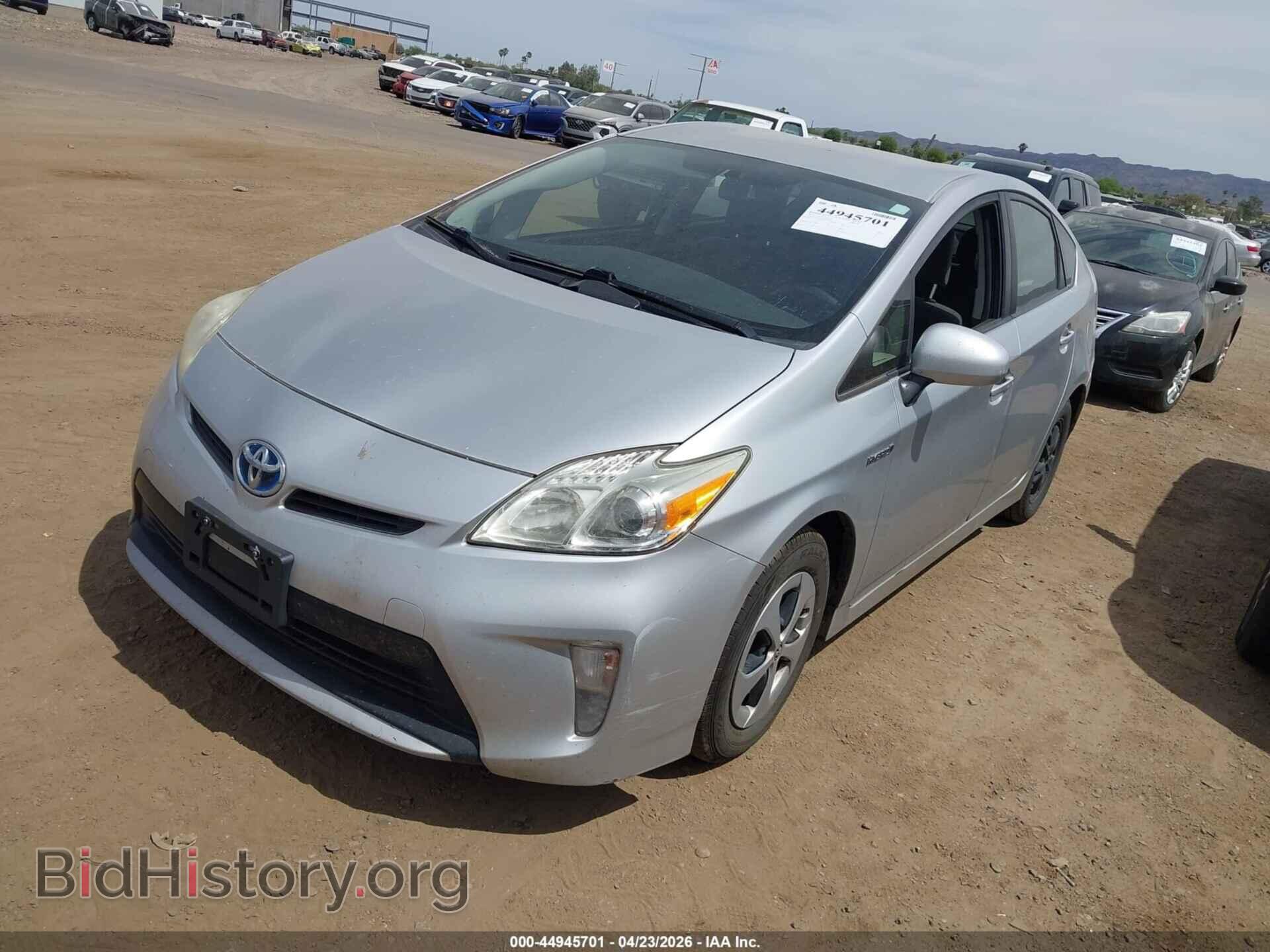2014 TOYOTA PRIUS - VIN: JTDKN3DU0E1741906 - Фото 2
