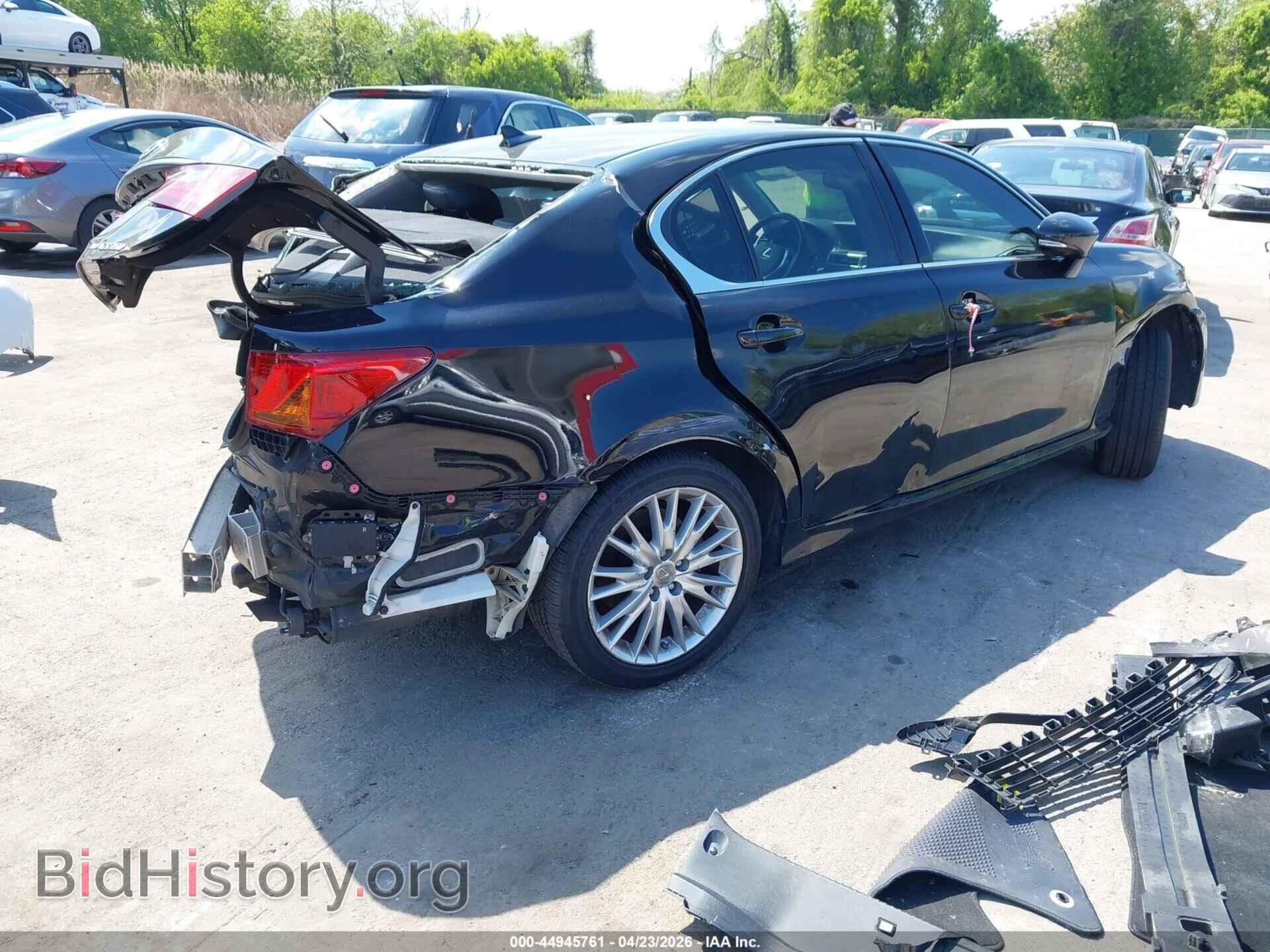 2013 LEXUS GS 350 - VIN: JTHCE1BL7D5013475 - Фото 4