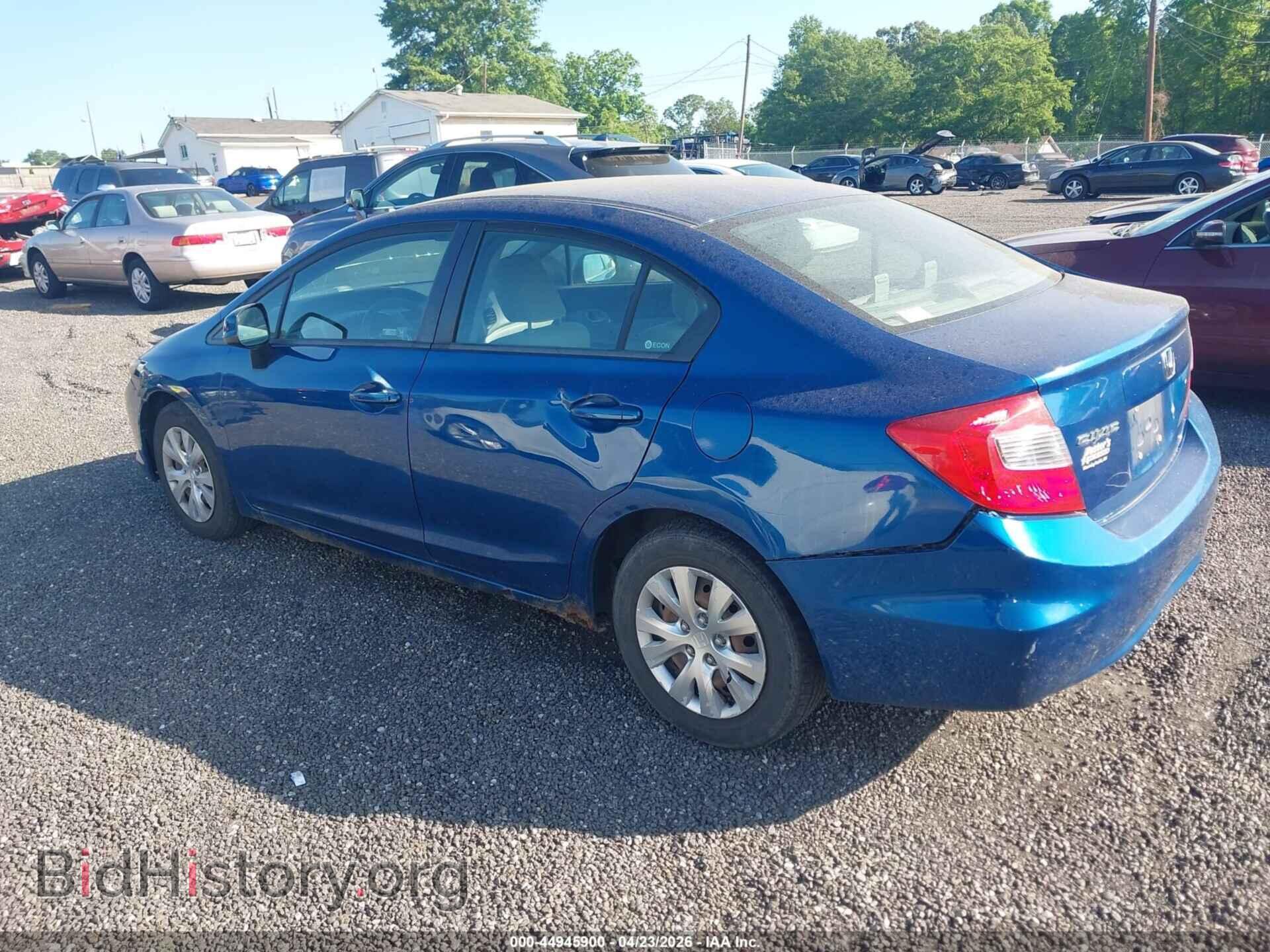2012 HONDA CIVIC - VIN: 19XFB2F55CE027094 - Фото 3