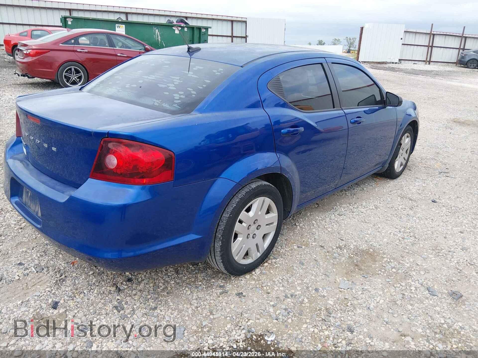 2013 DODGE AVENGER - VIN: 1C3CDZAB0DN653317 - Фото 4