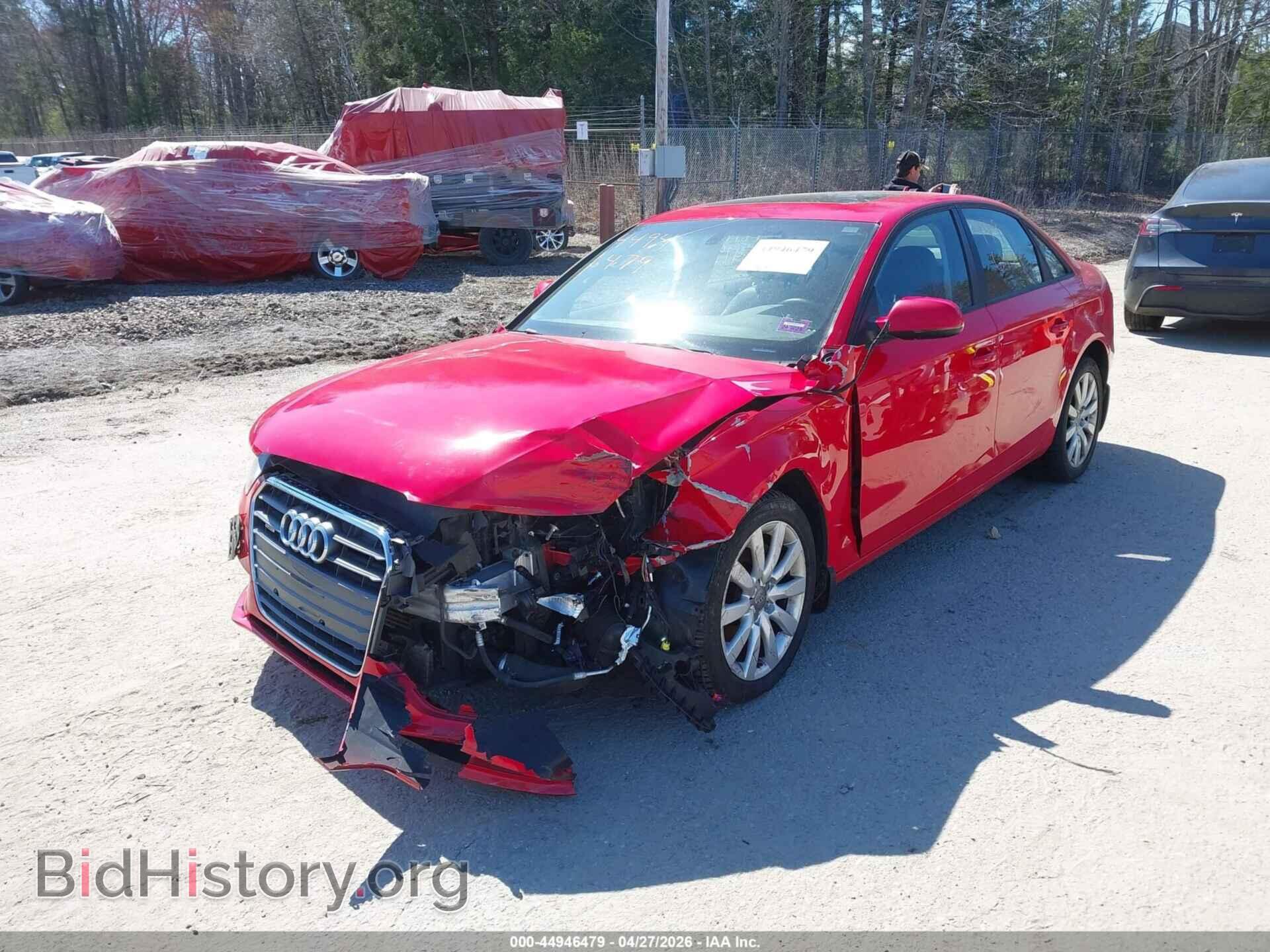 2014 AUDI A4 - VIN: WAUBFAFL2EN008736 - Фото 2