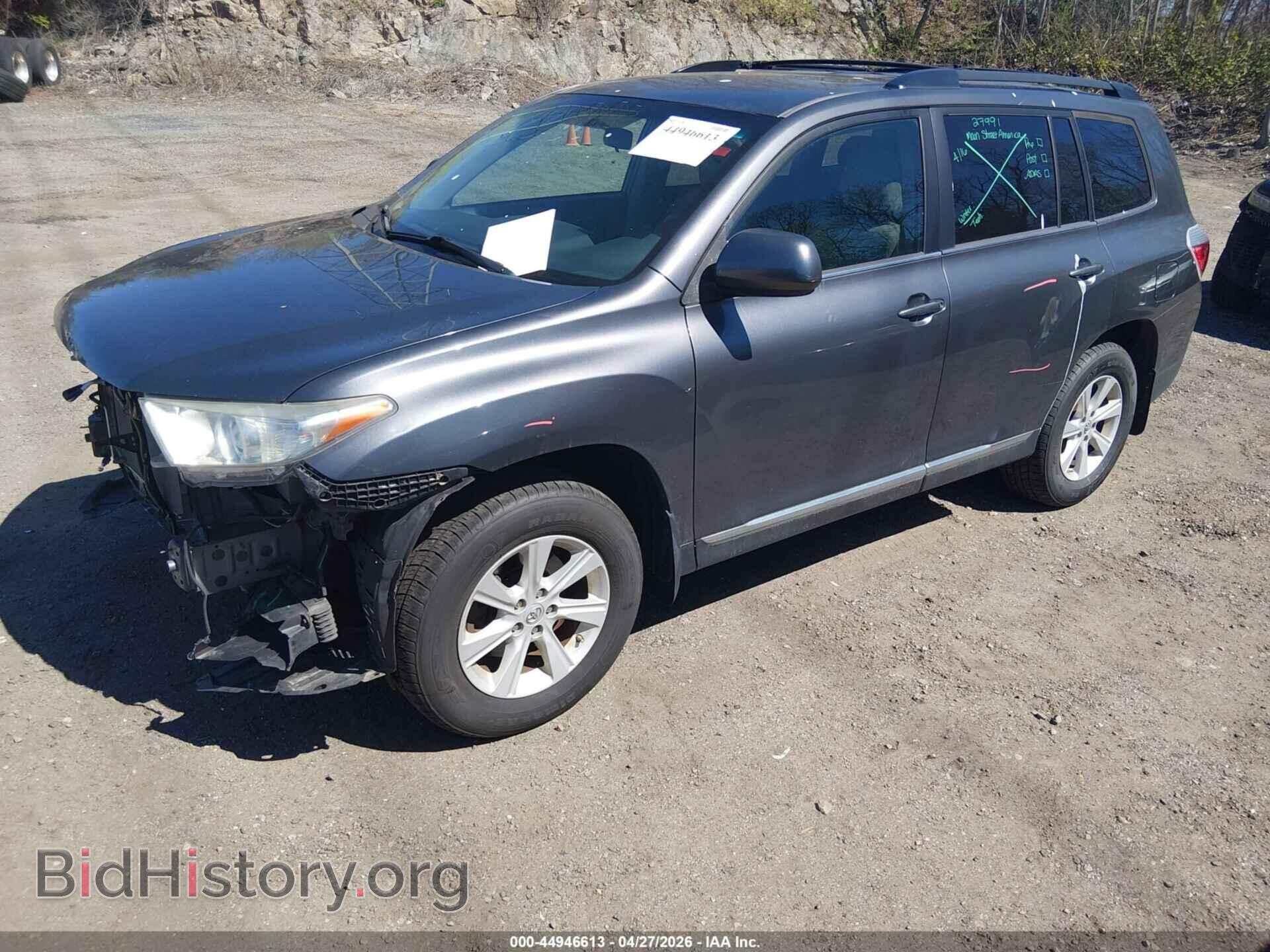 2013 TOYOTA HIGHLANDER - VIN: 5TDBK3EH8DS240886 - Фото 2