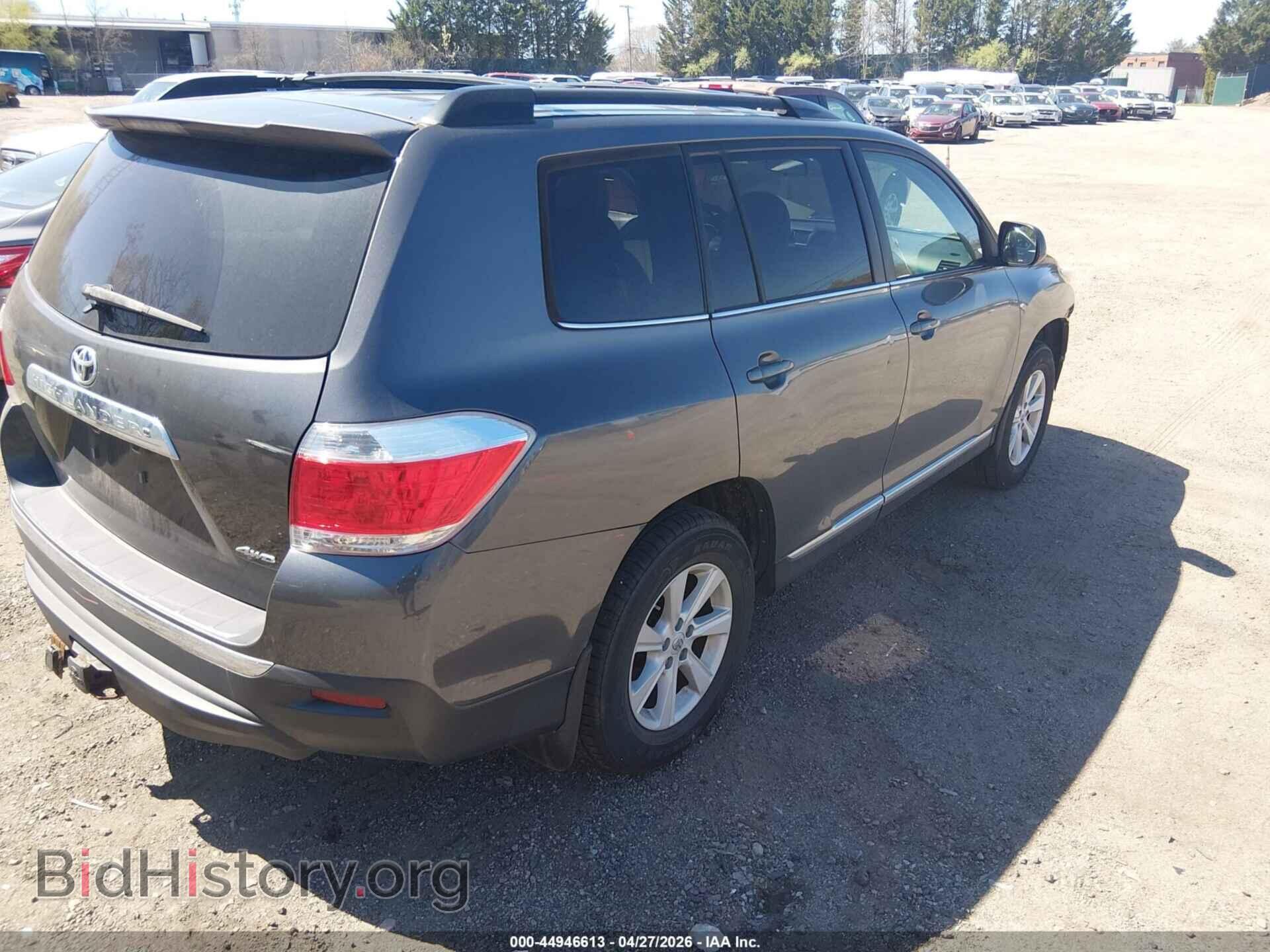 2013 TOYOTA HIGHLANDER - VIN: 5TDBK3EH8DS240886 - Фото 4