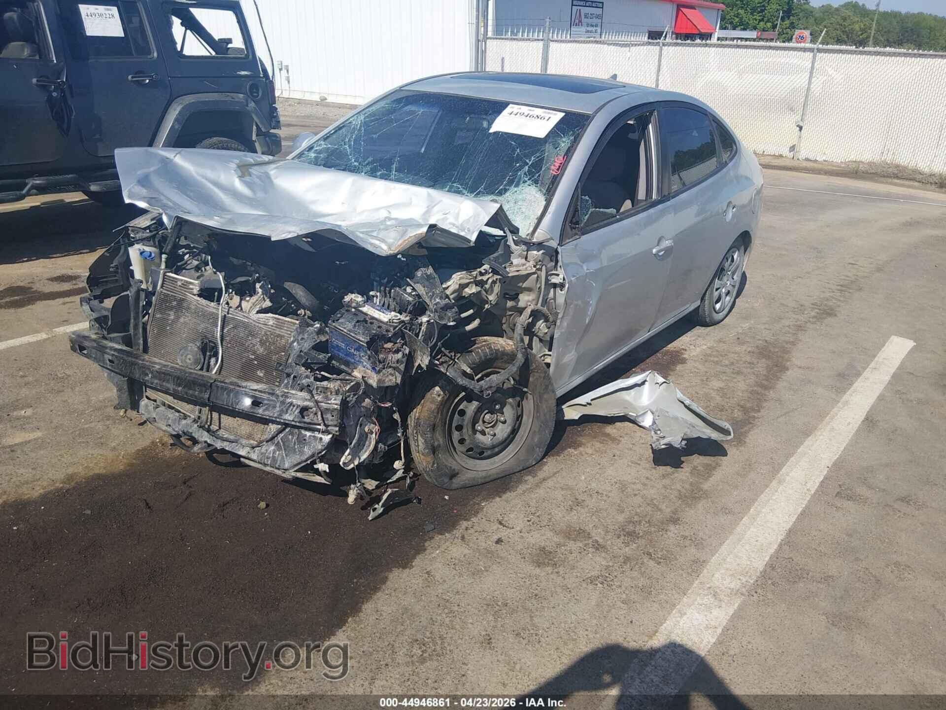 2009 HYUNDAI ELANTRA - VIN: KMHDU46D99U729977 - Фото 2