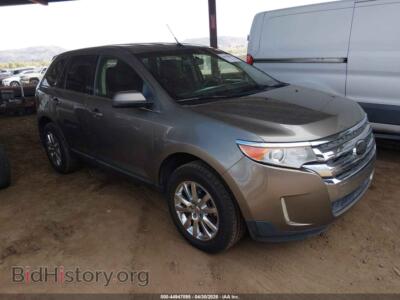 2013 Ford EDGE Limited, коричневый — VIN 2FMDK3KC8DBB75813, IAAI