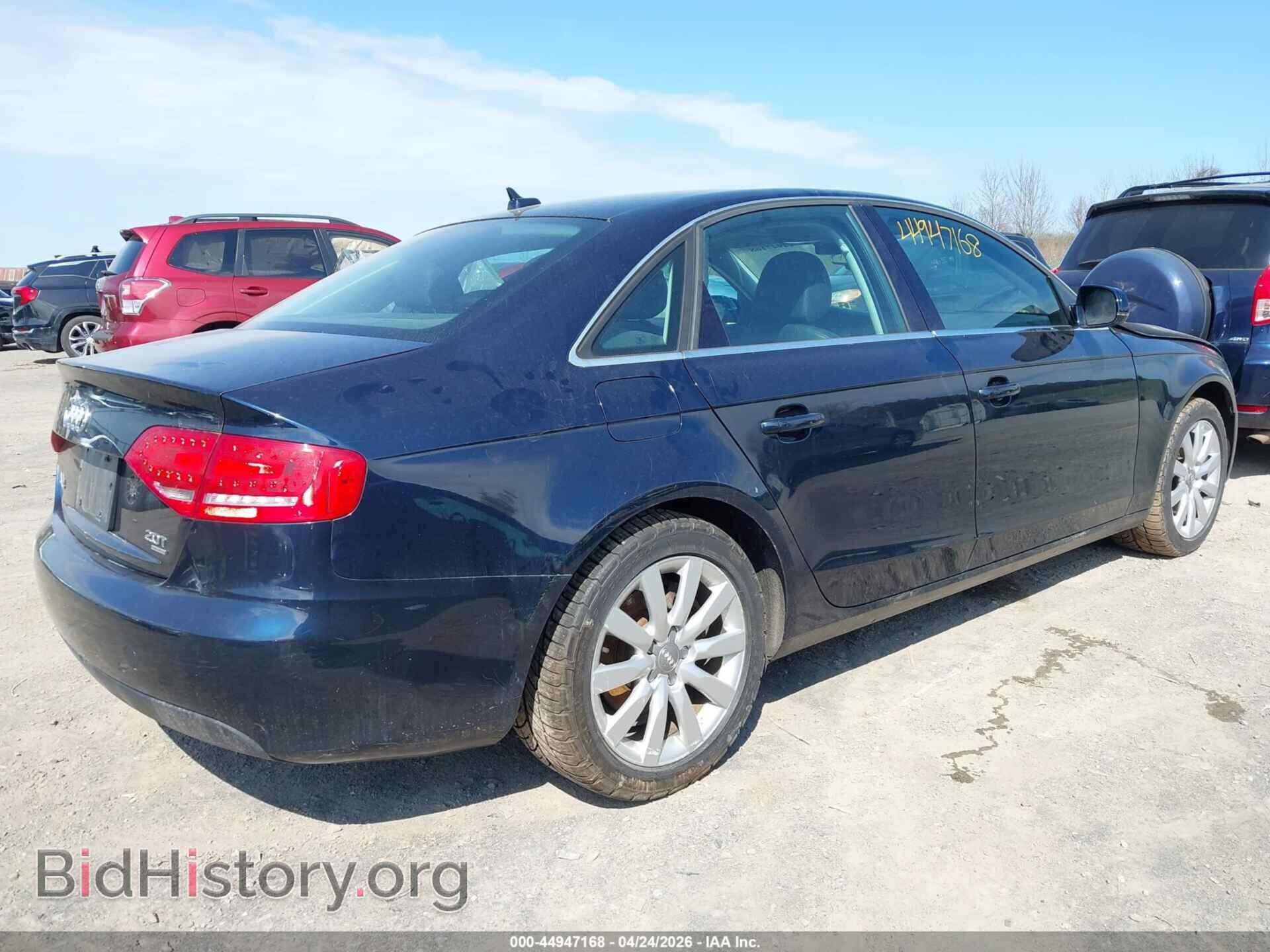 2011 AUDI A4 - VIN: WAUFFAFL8BN013940 - Фото 4