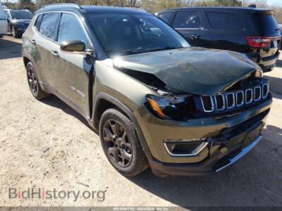 2018 Jeep COMPASS Limited FWD, зеленый — VIN 3C4NJCCB2JT148897, IAAI