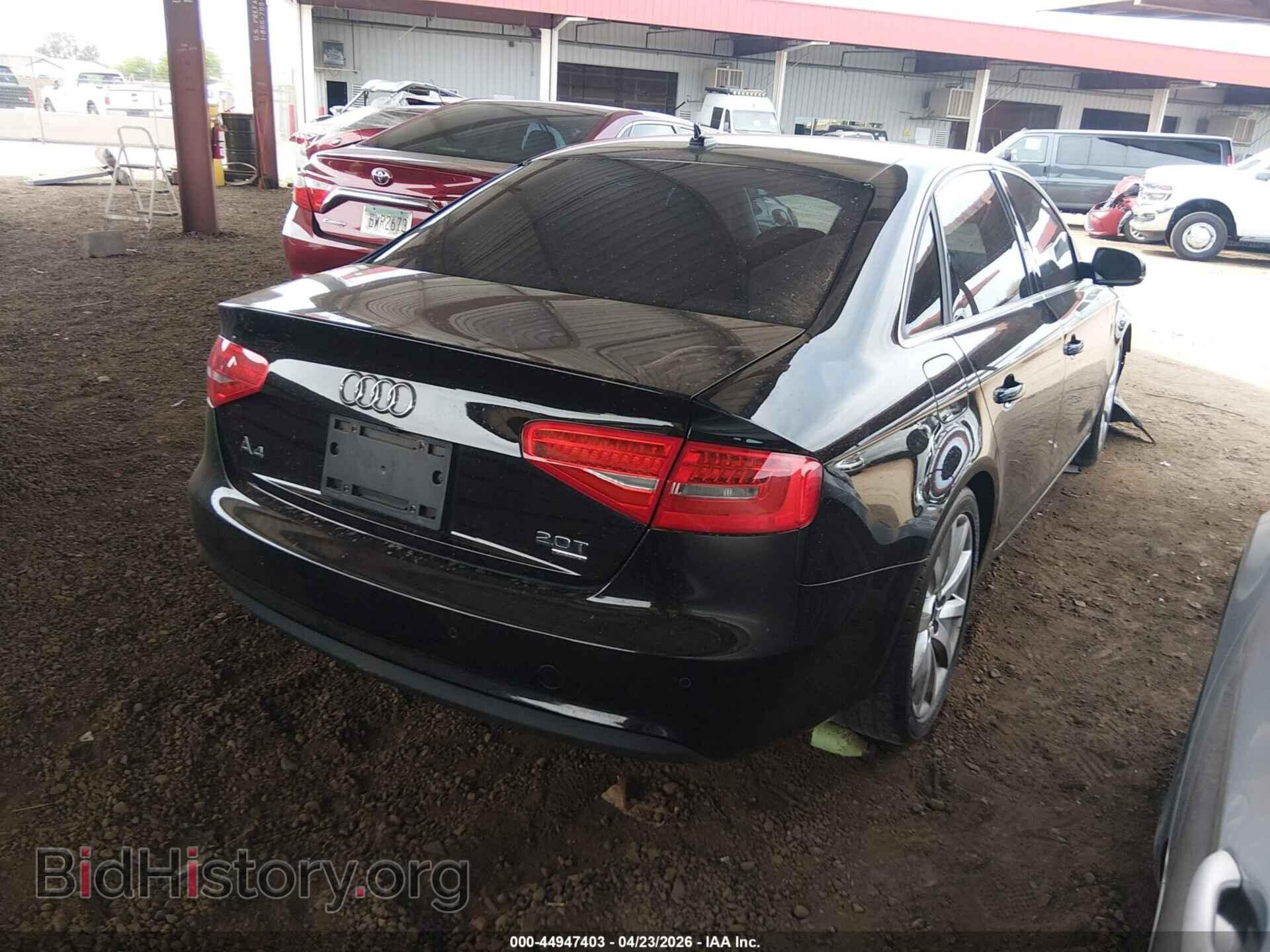 2013 AUDI A4 - VIN: WAUFFAFL2DN004847 - Photo 4