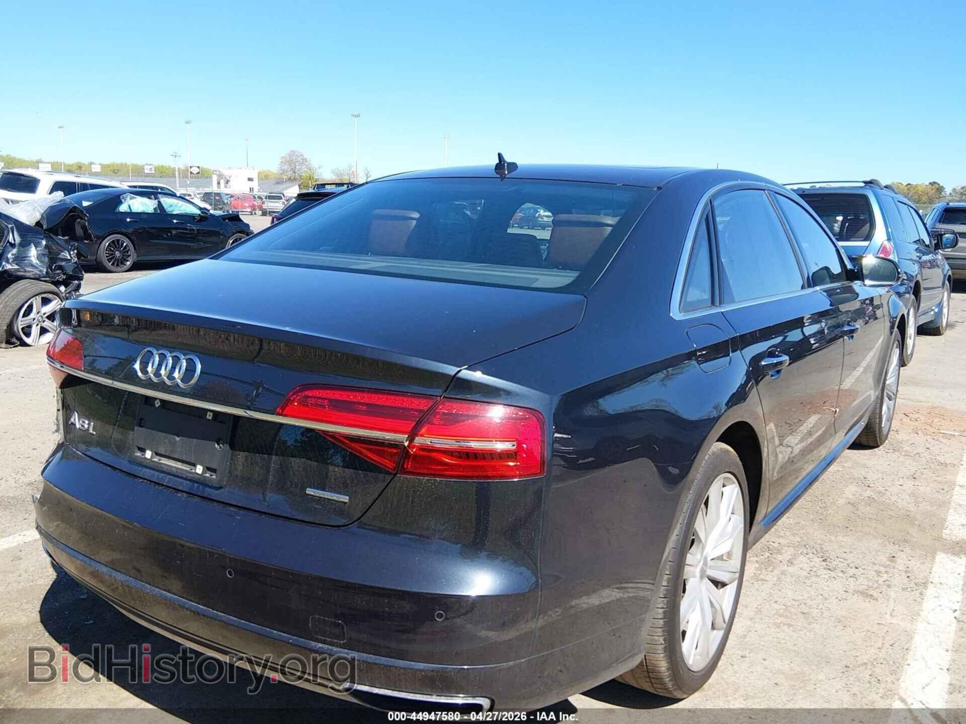 2017 AUDI A8 L - VIN: WAU44AFD4HN011133 - Фото 4
