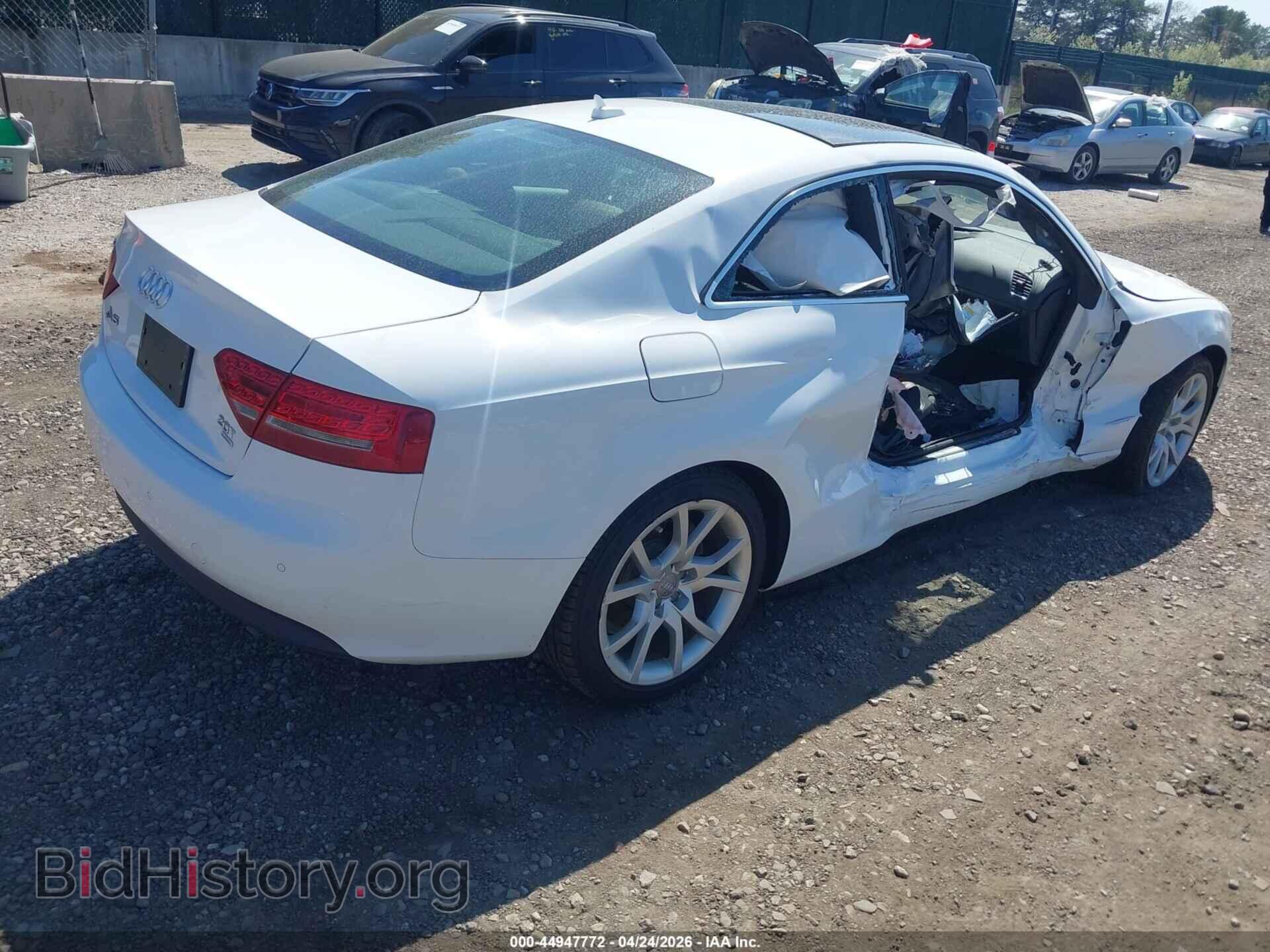 2012 AUDI A5 - VIN: WAULFAFR8CA022489 - Фото 4