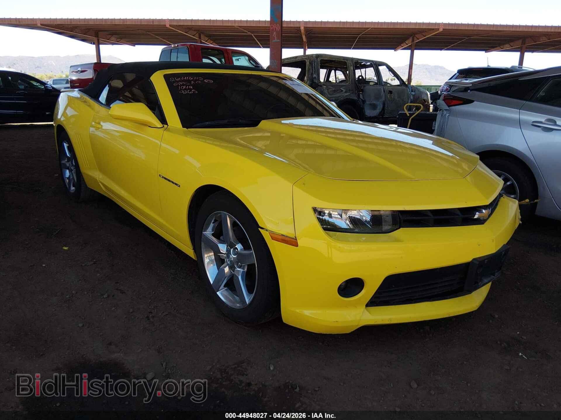 Фотография 2G1FD3D39F9279265 - CHEVROLET CAMARO 2015