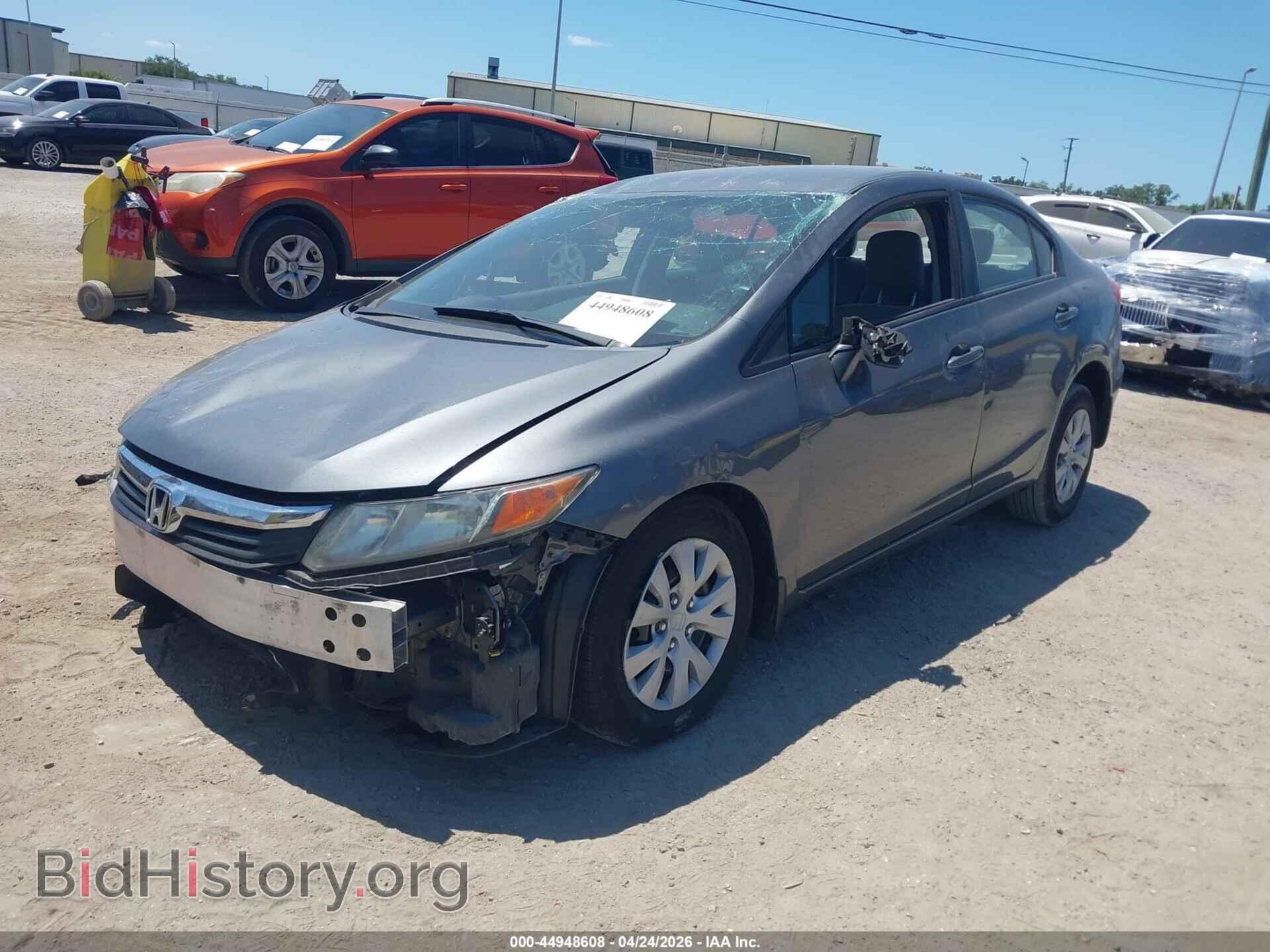 2012 HONDA CIVIC - VIN: 19XFB2F51CE010518 - Фото 2
