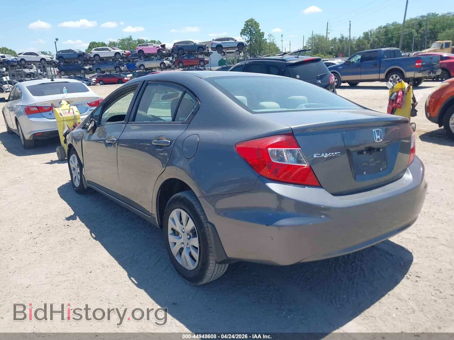 2012 HONDA CIVIC - VIN: 19XFB2F51CE010518 - Фото 3