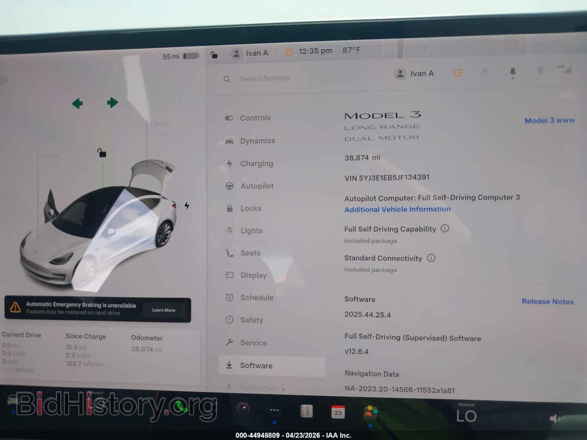 2018 TESLA MODEL 3 - VIN: 5YJ3E1EB5JF134391 - Фото 17