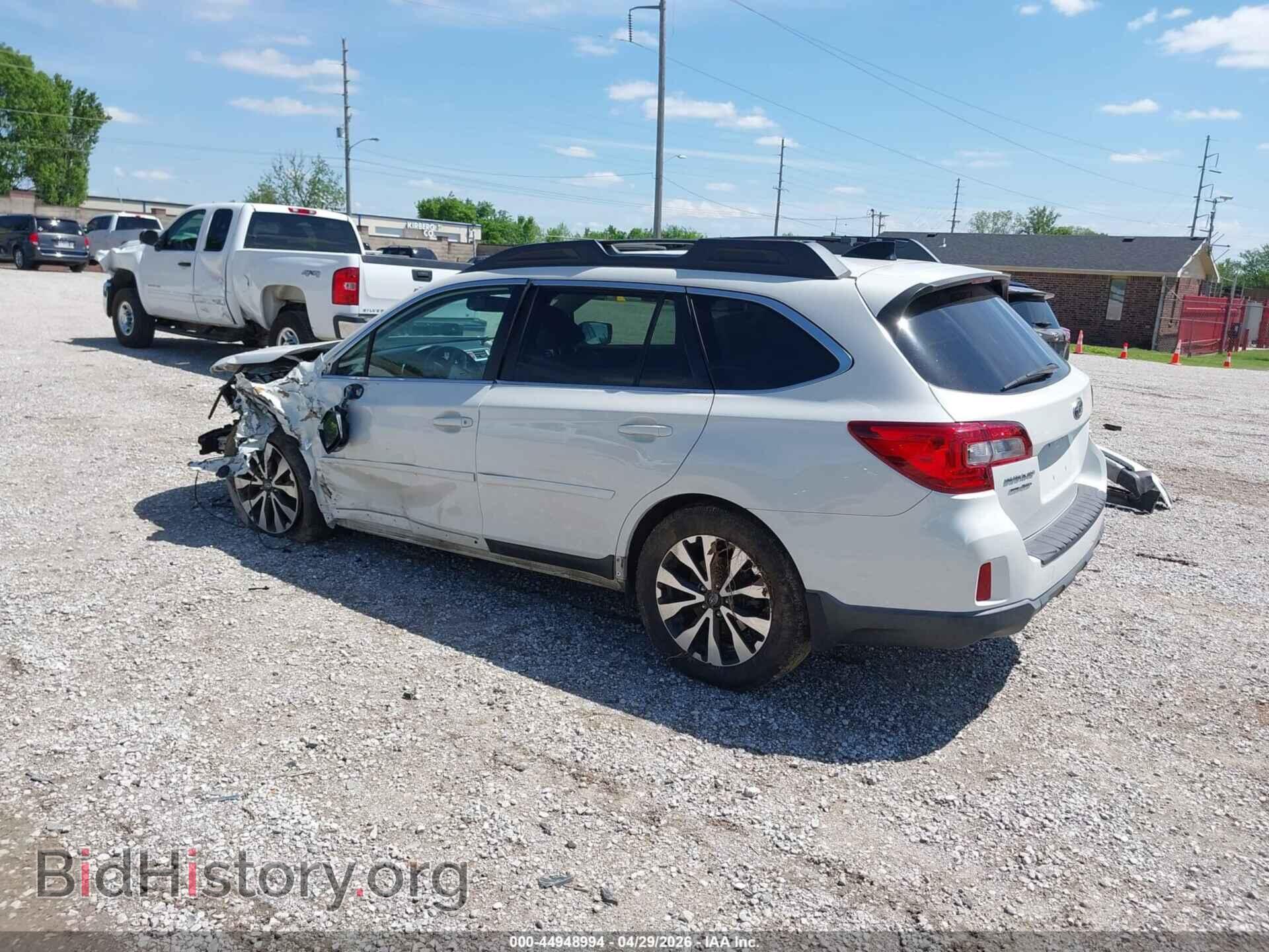 2016 SUBARU OUTBACK - VIN: 4S4BSBNCXG3243904 - Фото 3