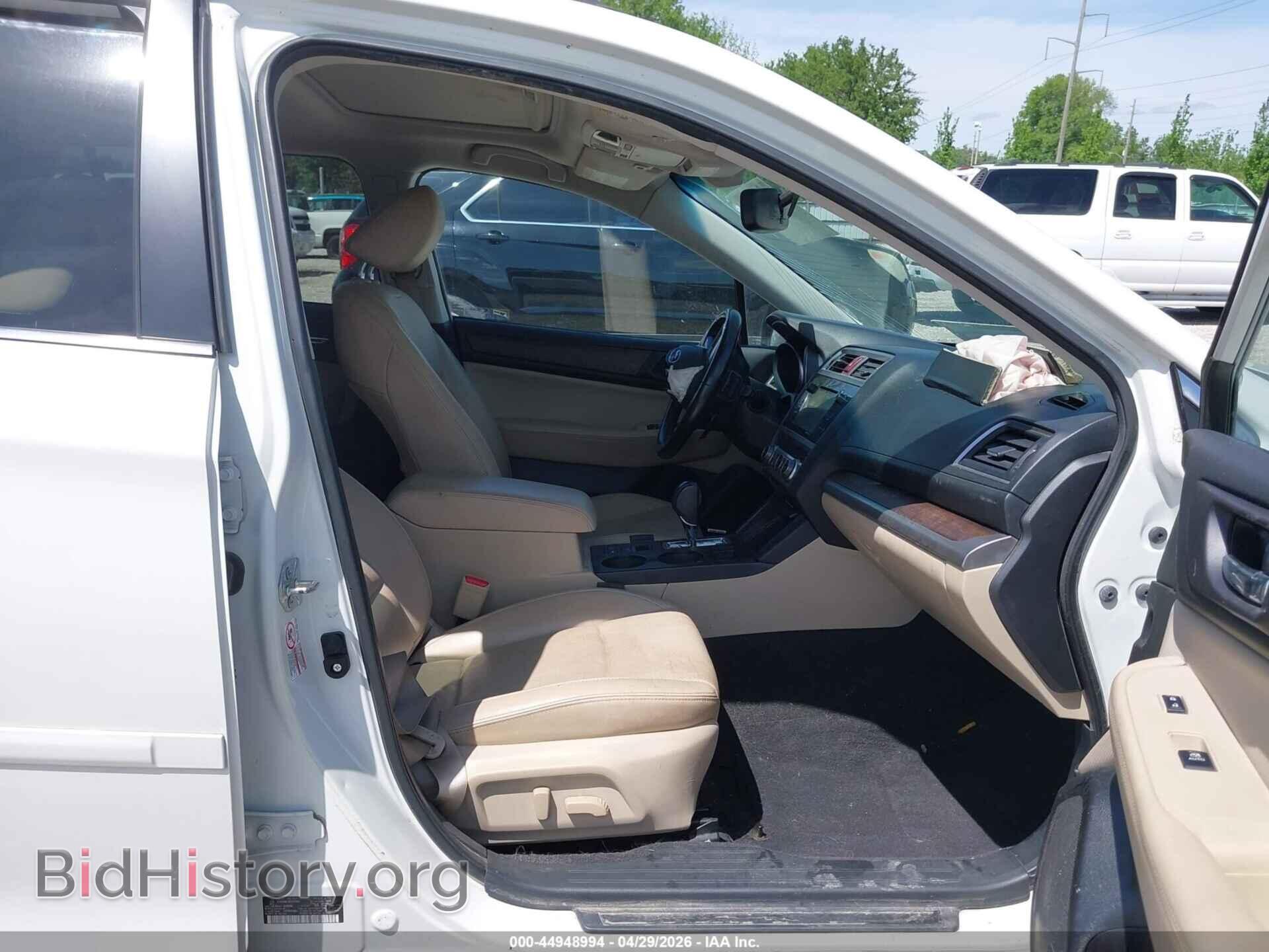 2016 SUBARU OUTBACK - VIN: 4S4BSBNCXG3243904 - Фото 5