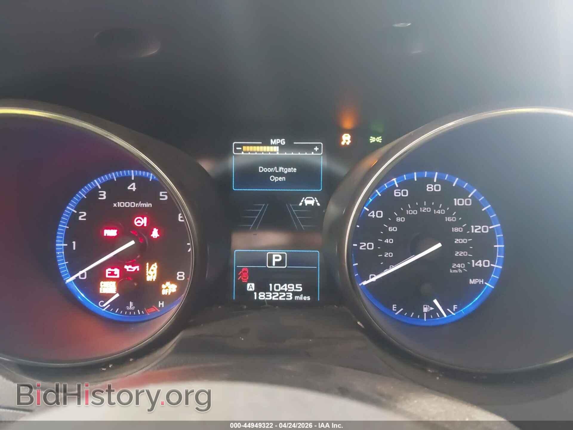 2019 SUBARU OUTBACK - VIN: 4S4BSABC2K3373473 - Photo 7