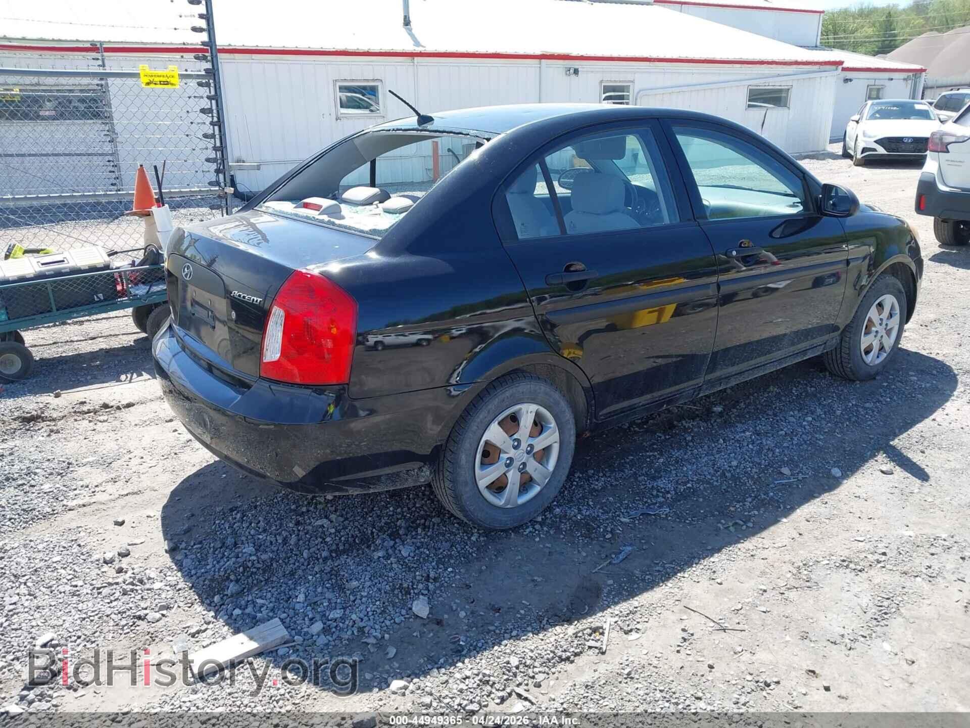 2009 HYUNDAI ACCENT - VIN: KMHCM46C89U291469 - Фото 4