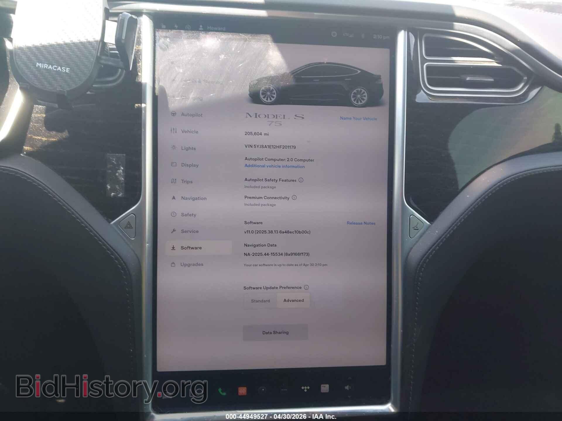 2017 TESLA MODEL S - VIN: 5YJSA1E12HF201179 - Photo 7