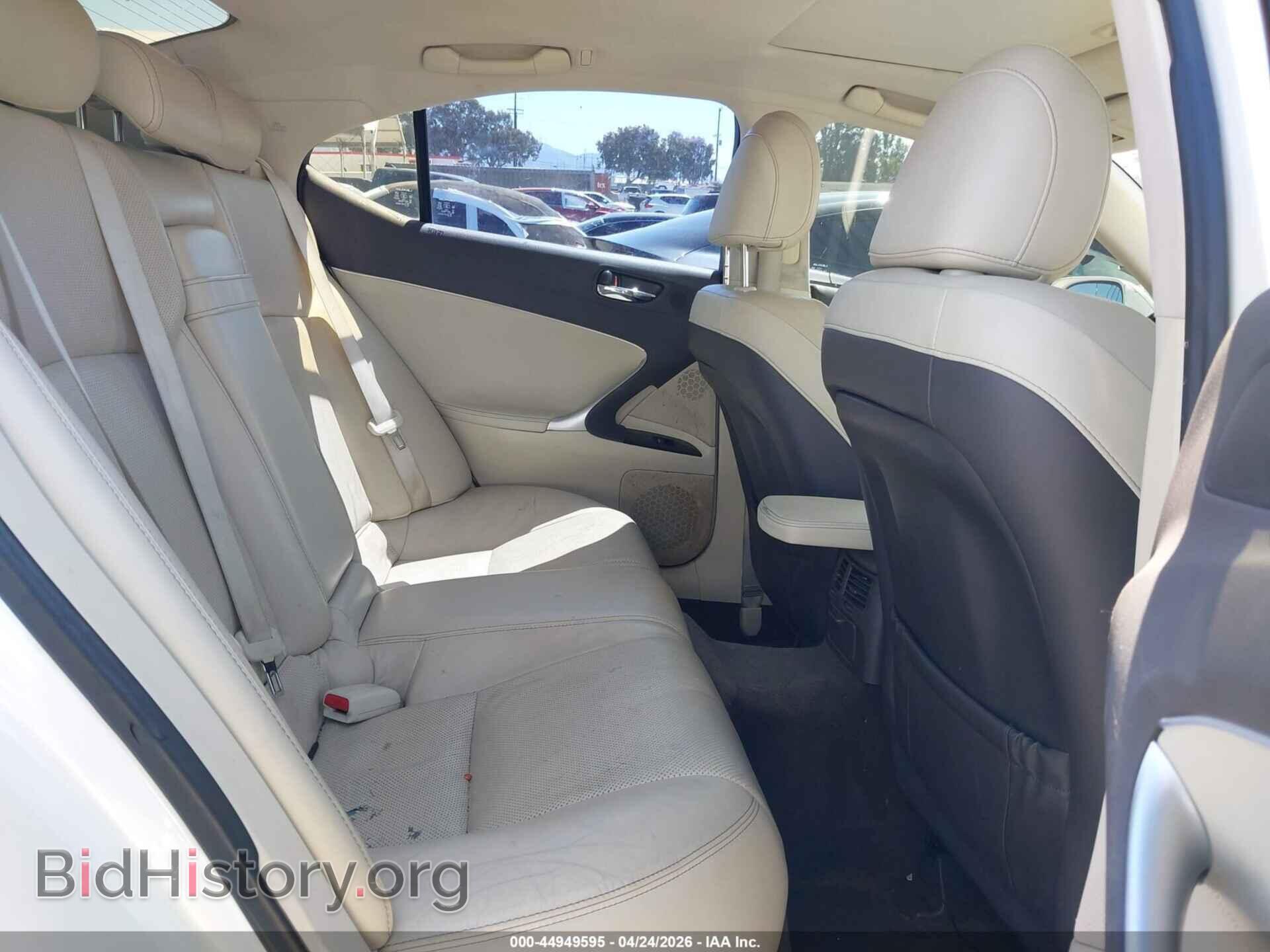 2011 LEXUS IS 250 - VIN: JTHBF5C26B5155514 - Фото 8