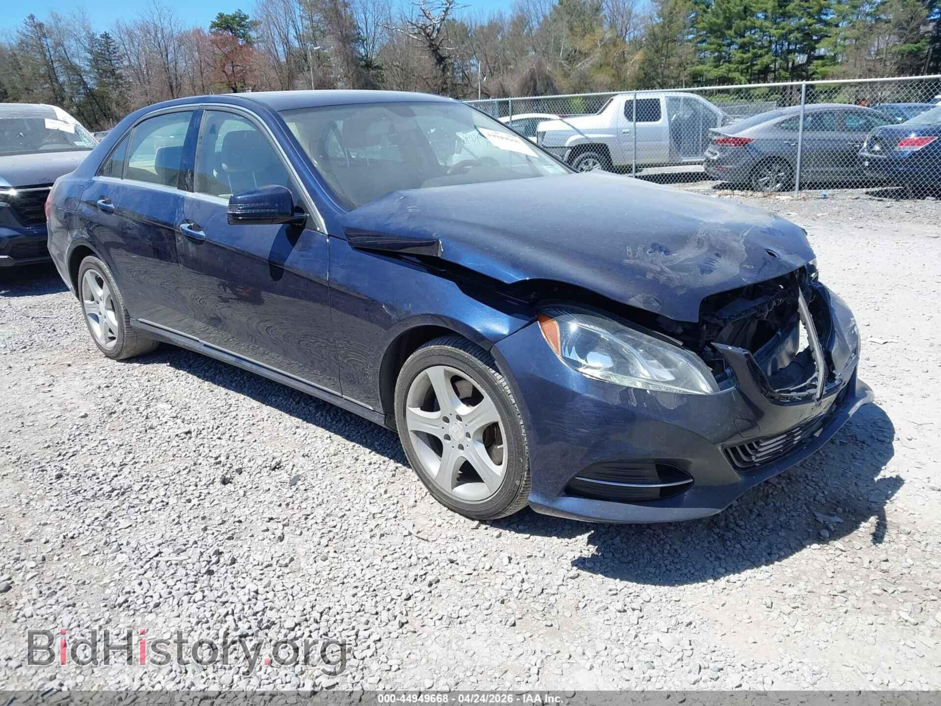 Photo WDDHF8JB1EA833815 - MERCEDES-BENZ E 350 2014