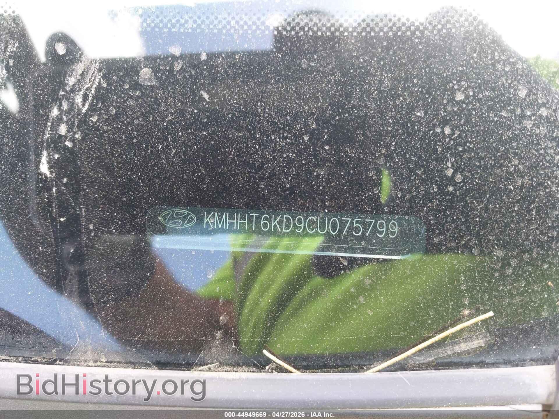 2012 HYUNDAI GENESIS - VIN: KMHHT6KD9CU075799 - Фото 9