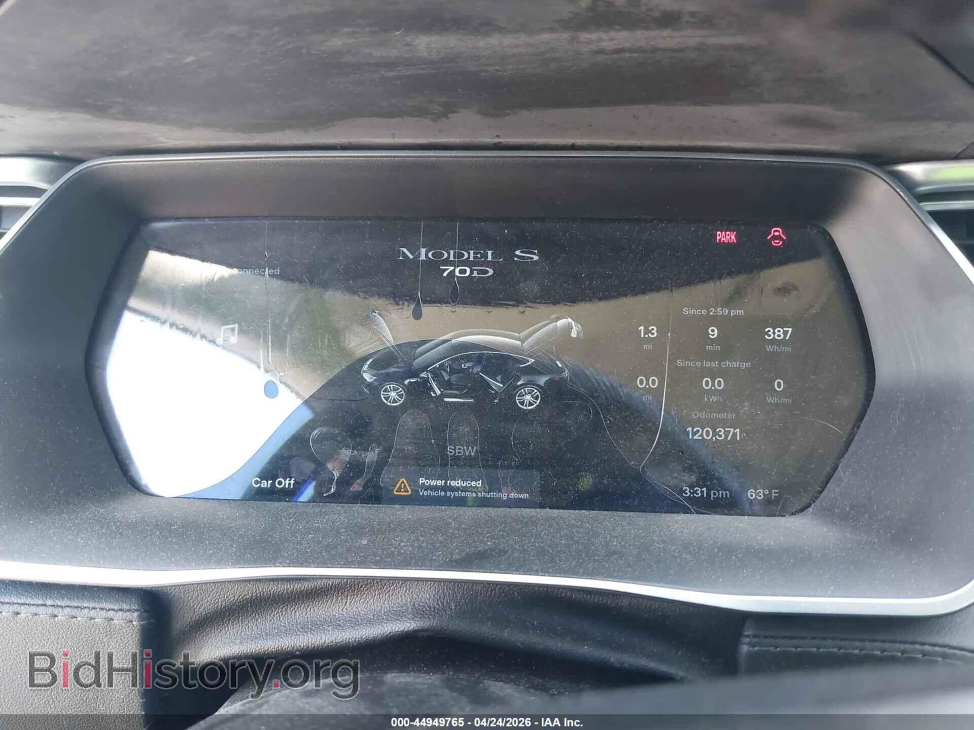 2015 TESLA MODEL S - VIN: 5YJSA1S26FF094616 - Фото 7