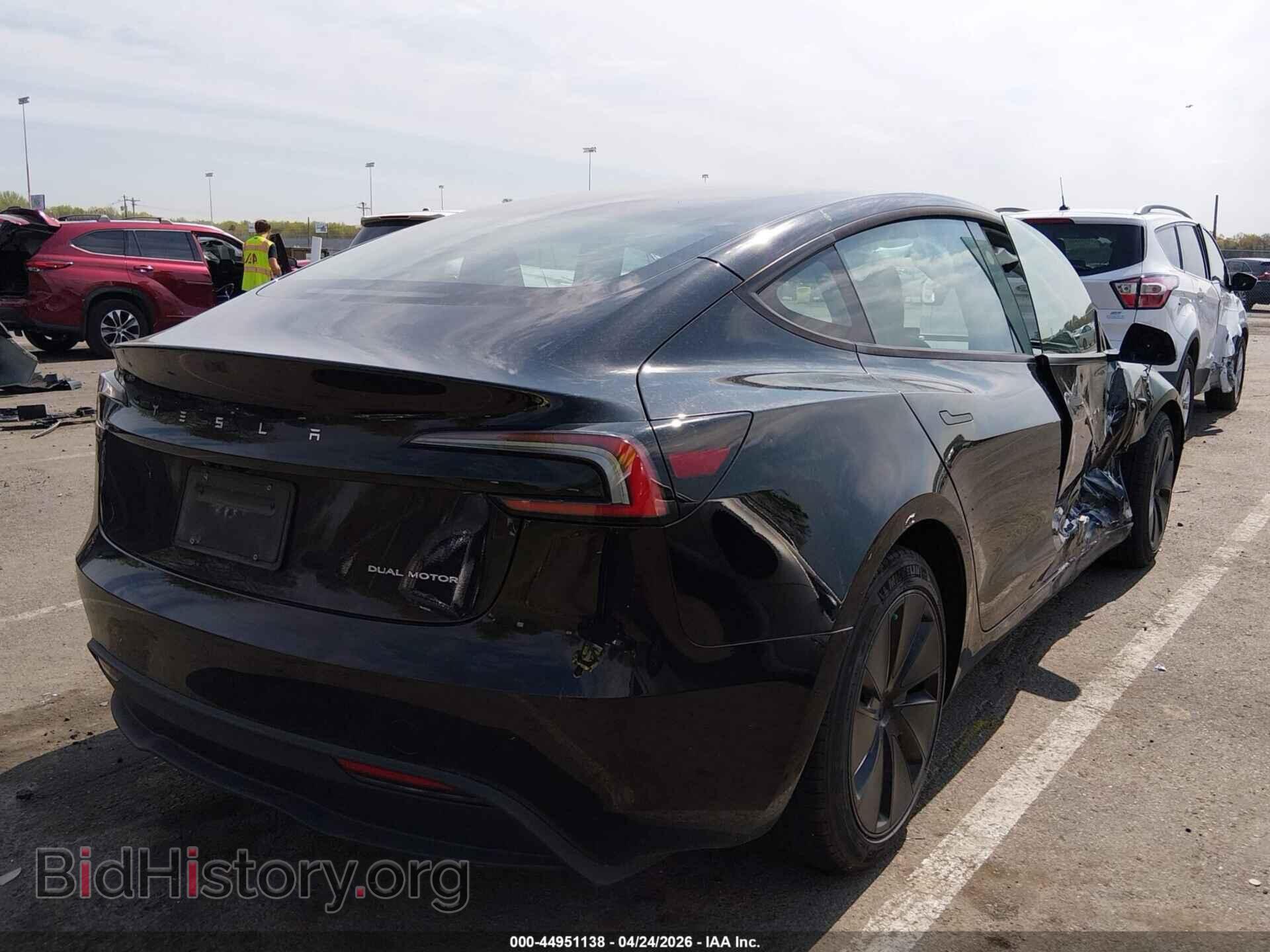 2024 TESLA MODEL 3 - VIN: 5YJ3E1EB9RF735461 - Фото 4
