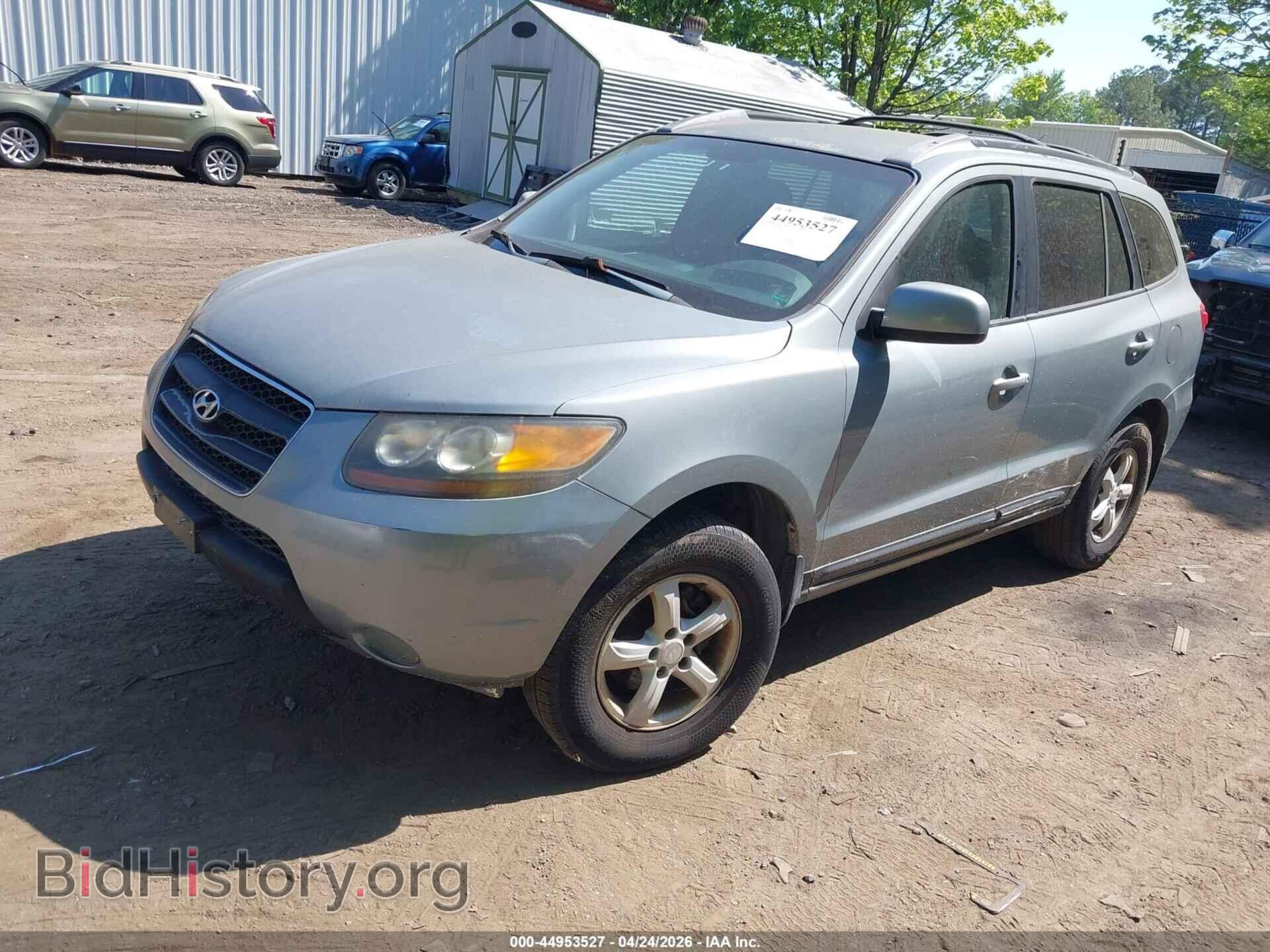 2007 HYUNDAI SANTA FE - VIN: 5NMSG73D87H105990 - Фото 2
