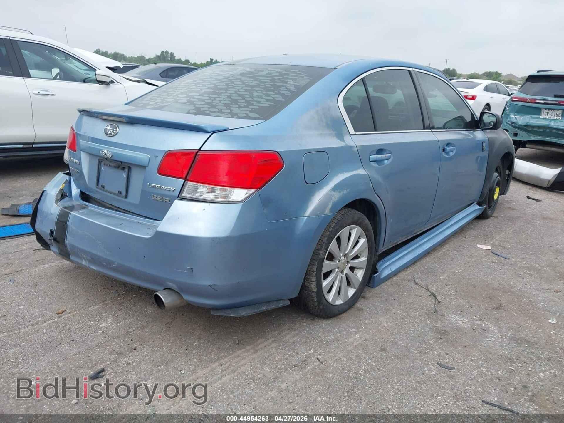 2010 SUBARU LEGACY - VIN: 4S3BMEH66A2232563 - Фото 4