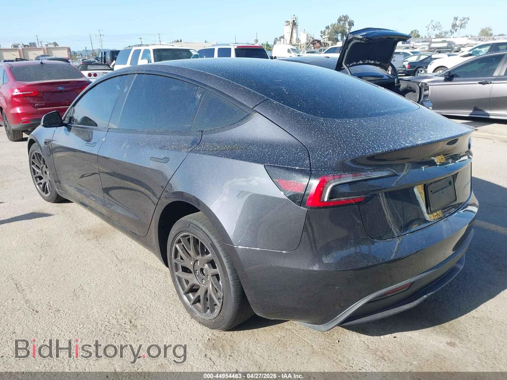 2024 TESLA MODEL 3 - VIN: 5YJ3E1EB4RF767170 - Фото 3