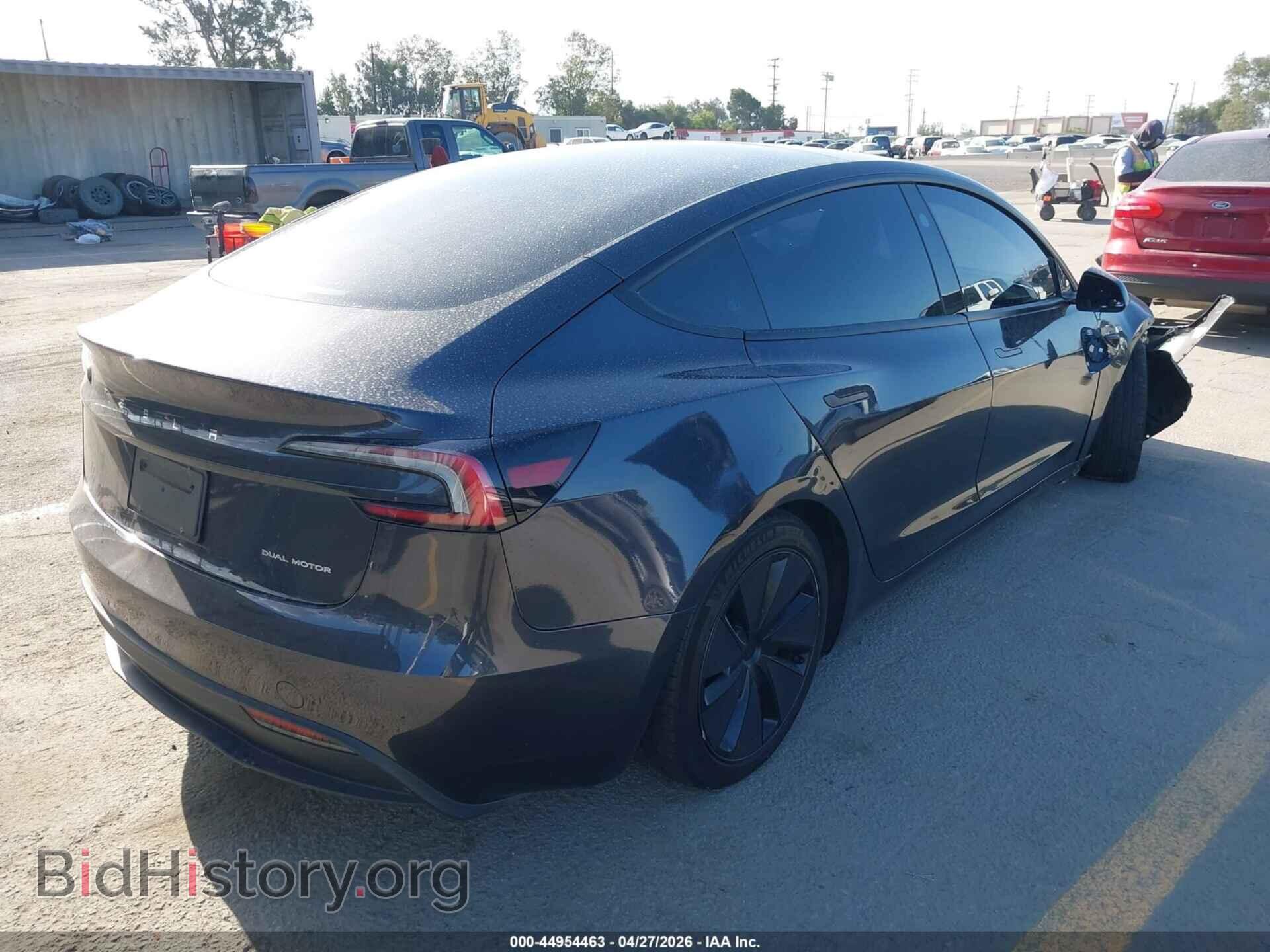 2024 TESLA MODEL 3 - VIN: 5YJ3E1EB4RF767170 - Фото 4