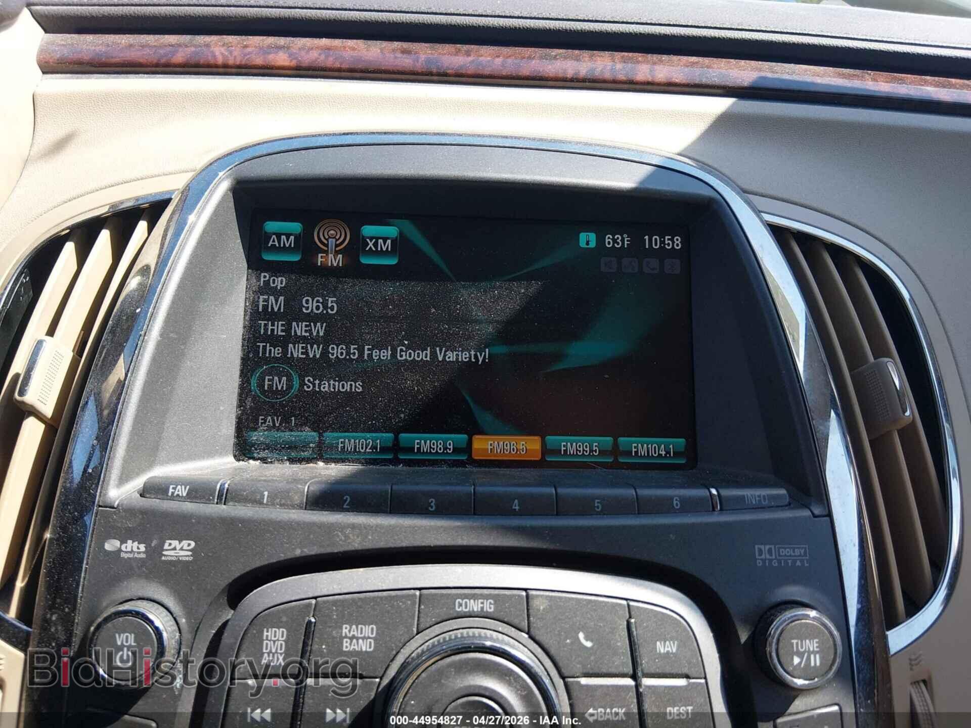 2012 BUICK LACROSSE - VIN: 1G4GJ5E34CF167180 - Фото 12